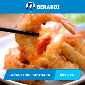Langostino empanado Berardi x 500 Grs