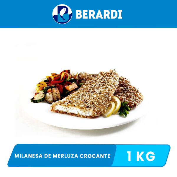 Milanesa de Merluza Crocante  1 KG