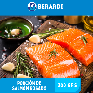 Filet de Salmón Rosado porción Congelado x 300 grs