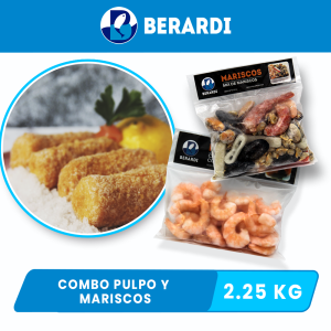 Combo Pulpo y Mariscos 2.25 KG Sabor y Frescura del Mar