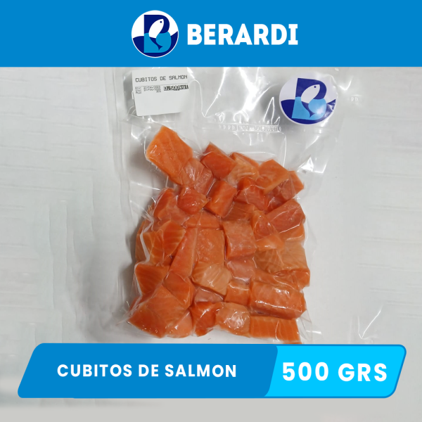 Cubitos de Salmon X 500 grs